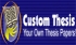 Custom Thesis Writing